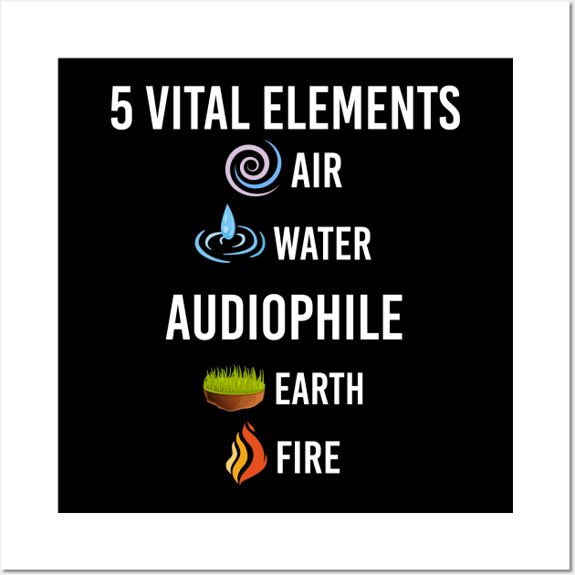 5 Elements Audiophile Wall Art by blakelan128
